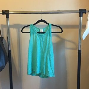 Green tank top